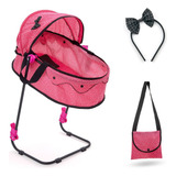 Berço Veneza Luxo Sag Toys Com Acessórios Baby Bebê Reborn