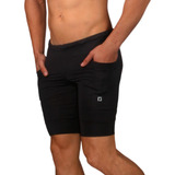 Bermuda Academia Para Homem Com Bolso Para Celular