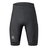 Bermuda Ciclismo Free Force Basic Masc C/ 3 Bolsos Mtb Speed