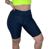 Bermuda Ciclista Fitness Ginástica Carnaval Cós Alto Lycra