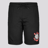 Bermuda Corinthians Dryfit Infantil Preta