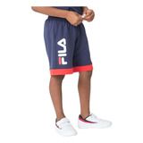 Bermuda Fila Infantil Moletom Marinho