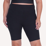 Bermuda Legging Cotton Feminina Shorts Academia Plus Size