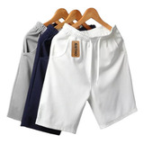 Bermuda Moletom Kit Com 3 Peças Moletinho Academia