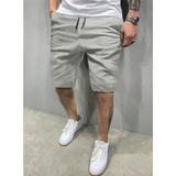 Bermuda Sarja Shorts Masculino Alta Qualidade Verão Top