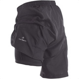 Bermuda Short Ciclismo Casual Com Forro Macio Bolsos Duplos 