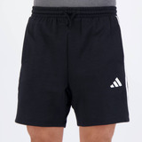 Bermuda adidas 3s French Terry Preta