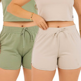 Bermudas Dona Onda Femininas Curtas Confortáveis