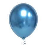 Bexiga Balão Platino Picpic 10 Polegadas 25 Unidades Festas Cor Azul