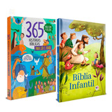 Bíblia Infantil Almofadada | Capa Jesus + 365 Histórias Bíblicas Para Ler E Ouvir - Com Qr Code