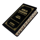 Biblia Sagrada Letra Gigante Luxo Popular - Preto - Com Harpa: Bíblia Sagrada Letra Gigante Preta, De João Ferreira De Almeida. Bíblia Sagrada, Vol. Único. Editorial Cpp, Tapa Dura En Português, 2021