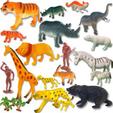 Bichinhos Selva Zoológico Safari Animais Brinquedo