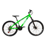Bicicleta 26 Viking Freeride 21v Kit Shimano Freios A Disco Cor Verde Tamanho Do Quadro Único