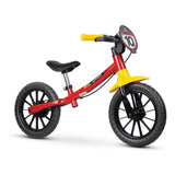 Bicicleta Aro 12 Infantil Equilibrio Nathor Sem Pedal Cor Vermelho