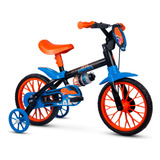 Bicicleta Aro 12 Menino Power Rex Rodinhas Treinamento Caloi