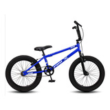 Bicicleta Aro 20 Bmx Pro X Pneu Balão Freio Vbreik Infantil Cor Azul-escuro