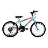 Bicicleta Aro 20 Mtb 18/m Evolution Masculina Cor Azul