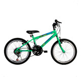 Bicicleta Aro 20 Mtb 18/m Evolution Masculina Cor Verde-claro