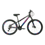 Bicicleta Aro 26 Freeride Axxis - 21v - Cambios Shimano Cor Preto/azul E Roxo