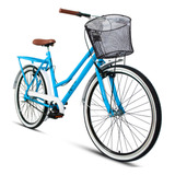 Bicicleta Aro 26 Retro Caiçara Beach Passeio Feminina Ceci