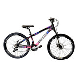 Bicicleta Aro 26 Viking 21v Single Cor Preto/rosa Tamanho Do Quadro 13