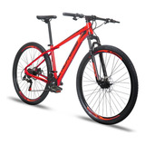 Bicicleta Aro 29 Alfameq Atx 21v Cambio Shimano Freio Disco Cor Vermelho/preto Tamanho Do Quadro 17