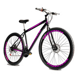Bicicleta Aro 29 Avance Urban 21v Freio A Disco Aço 17 Cor Rosa