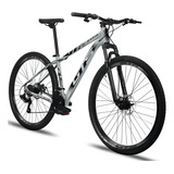 Bicicleta Aro 29 Câmbios Shimano Gts Rapid 21v Freio A Disco Cor Prateado Tamanho Do Quadro 19