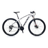 Bicicleta Aro 29 Deeper Shimano - Branco 15 - 24v Freio Hidráulico Suspensão Com Trava Cubos De Alumínio K7 Com Rolamento Blindado