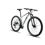 Bicicleta Aro 29 Gts Alumínio Rdx 24v Freio A Disco Cor Branco/preto Tamanho Do Quadro 17