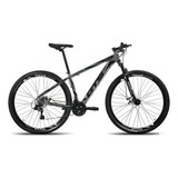 Bicicleta Aro 29 Gts Alumunio Rdx 21v Câmbio Shimano A Disco Cor Cinza/preto Tamanho Do Quadro 21