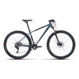 Bicicleta Aro 29 Mtb Sense Rock Evo - Shimano Cor Aqua/preto Tamanho Do Quadro 17