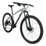 Bicicleta Aro 29 Rava Rakan 12v Mtb Shimano Deore Freio Disc Cor Cinza C/vermelho Tamanho Do Quadro S - 15.5
