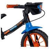 Bicicleta Balance Equilíbrio Infantil Caloi Power Rex Preta Cor Preto