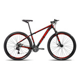 Bicicleta Bike Aro 29 Mtb Freio Disco 24v Gts Pro M5 Intense Cor Preto/vermelho Tamanho Do Quadro 19 