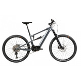 Bicicleta Caloi E-vibe Full A21 Cinza 17 Shimano Eletrica