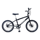 Bicicleta Cross Free Style Masculina Ello Freestyle R20 Tamanho Do Uadro 20alongado - Preto