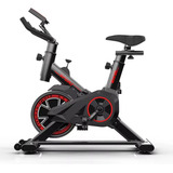 Bicicleta Ergométrica Fitness Para Cardio E Musculação Com Base Cor Preto E Vermelho Epsilon Eps-988