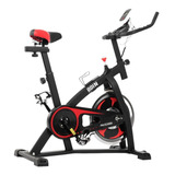 Bicicleta Ergométrica Para Spinning Mecanica 6kg Pace2000 Odin Fit Cor Preto/vermelho
