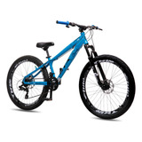 Bicicleta Freeride Krw Aro 26 Freio A Disco 24 Velocidades Cor Azul/preto
