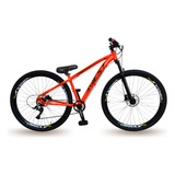 Bicicleta Freeride Whel 29 Prowest 8v Single Freio Hidraulic Cor Laranja Tamanho Do Quadro 15