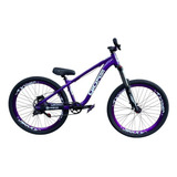 Bicicleta Gios 4freaks Roxa Aro 26 Single Wheeling/grau
