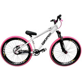 Bicicleta Gios 4trix Branca/rosa 26 Single Wheeling/grau