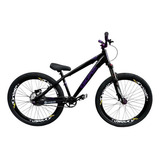 Bicicleta Gios 4trix Preta/roxa 26 Single Wheeling/grau