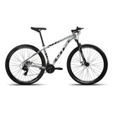 Bicicleta Gts Rapid Aro 29 Tamanho Do Quadro 21 Cor Prateado