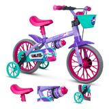 Bicicleta Infantíl Aro 12 Cecizinha Caloi Nathor