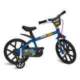 Bicicleta Infantil Aro 14 Power Game - Bandeirante - 3047 Cor Azul