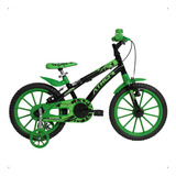Bicicleta Infantil Aro 16 Athor Baby Lux A10 Masculina Com Kit Verde 2023