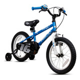 Bicicleta Infantil Aro 16 Pro-x Dom Boy Meninos 4 A 6 Anos Com Rodinha E Campainha - Azul