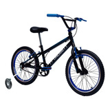 Bicicleta Infantil Aro 20 7 Anos Bmx Cross Com Roda De Apoio